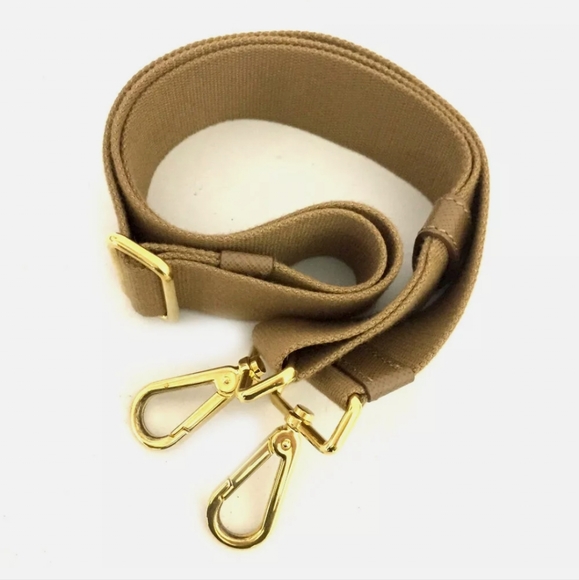 PRADA CANAPA BEIGE CANVAS HAND BAG/W SHOULDER STRAP/2922 - Picture 9 of 13